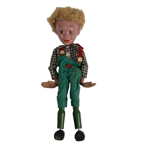 VTG 60s Pelham Puppet Marionette Handmade Marlborough Wiltshire Hansel - Picture 1 of 10